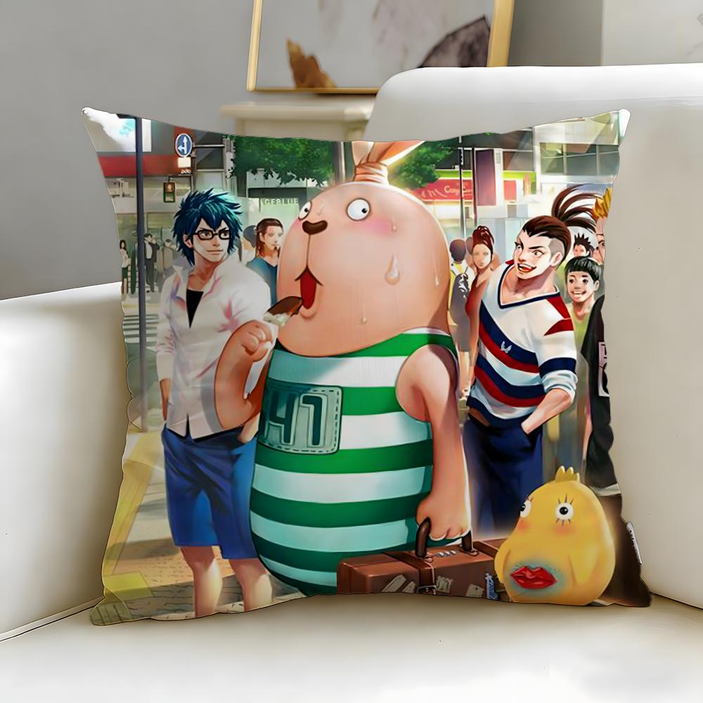 classic cartoon Usavich Cushion Cover Soft & Easy-Wash Pillow Case – Versatile for Couch, Bed, Travel and Office