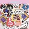 Superior Quality Friends Tv Show Decal Stickers Ideal For Luggage And Skateboards