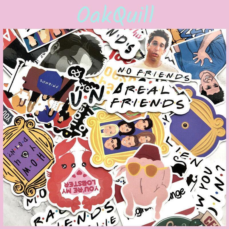 Superior Quality Friends Tv Show Decal Stickers Ideal For Luggage And Skateboards