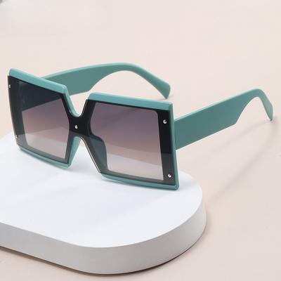 New Korean Glasses Men's Fashion Slim Sunglasses Women's Box Retro Square Sunglasses Women