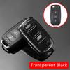 Clear Transparent Tpu Car Smart Key Cover Case For Volkswagen Golf 6 Beetle Up! Eos Touran Scirocco Tiguan Polo Jetta Passat
