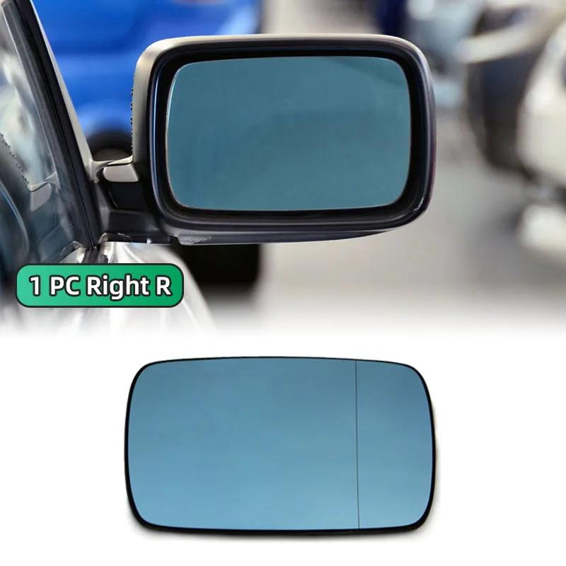 1X Replacement For BMW E46 Mirror Left Right Side Car Glass Heated Rearview Mirror Glass 51168250437 51168250438 Car Accessories