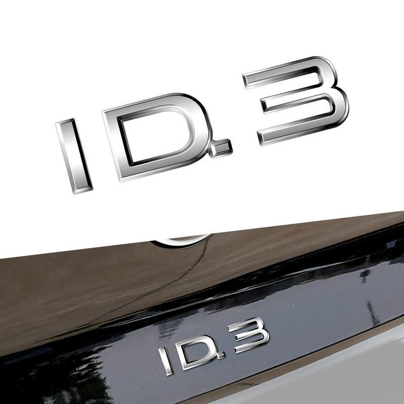 Pro ID.3 ID.4 ID.5 ID.6 Nápisový emblém ID řady GTX ID.4X Crozz ID.6X EV kovový odznak s logem na karoserii, zadní samolepka