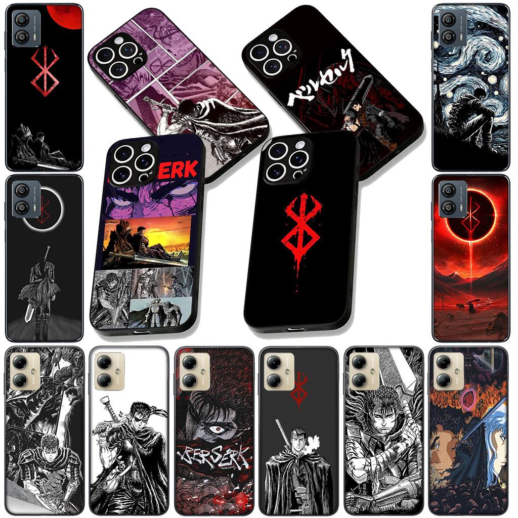 Soft Cover for Samsung Galaxy S25 S24 S23 FE Plus Ultra S7 Edge A16 A15 5G S25+ Coque Phone Case Berserks Guts Cartoon