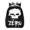 Zero Skateboard Vintage Student Backpack School Bag Hiking Travel Daypack for Men Women Fashion Bookbag Shoulder Bags