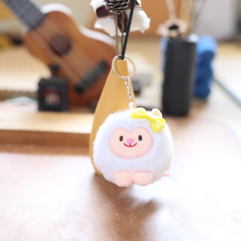 Cute Cute Aries Pendant Plush Toy Dolls Little Sheep Bag Hanging Keychain Dolls