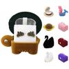 Velvet Creative Ring Case Turtle Earrings Trinket Case Portable Ring Display Box  Gift Box