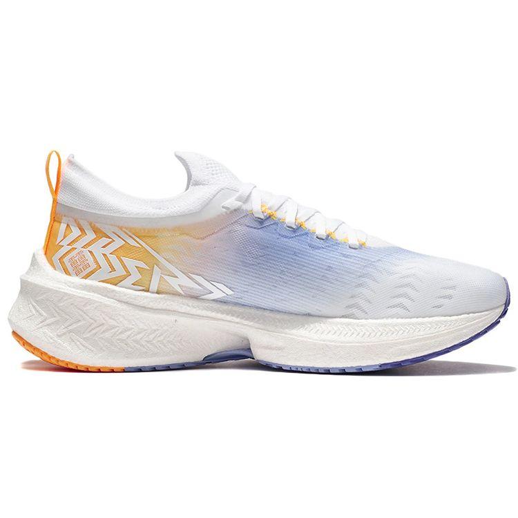 Li Ning Feidian Discovery One-Piece Woven Stable Low-Top Running Shoes Women Sneakers White ARMS016-2