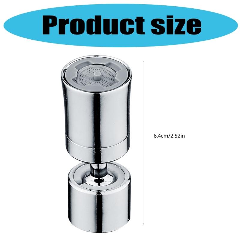 360 Degree Rotating Kitchen Faucet Extender Extension Nozzles Universals Faucet Aerator Splashes Filter Water Saving