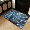 1pc Snowmen Christmas Doormat for Home , Holiday Indoor and Outdoor Rear Front Door Welcome Mat Winter Door Mat.