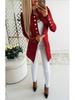 European American Slim-Fit Long-Sleeve Blazer Jacket
