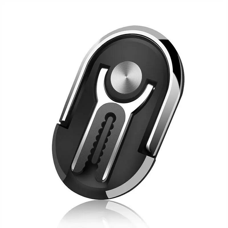 Multifunctional Portable Mobile Phone Finger Ring Holder Stand In Car Air Vent Clip 360 Rotatable Phones Bracket Desktop Kickstand
