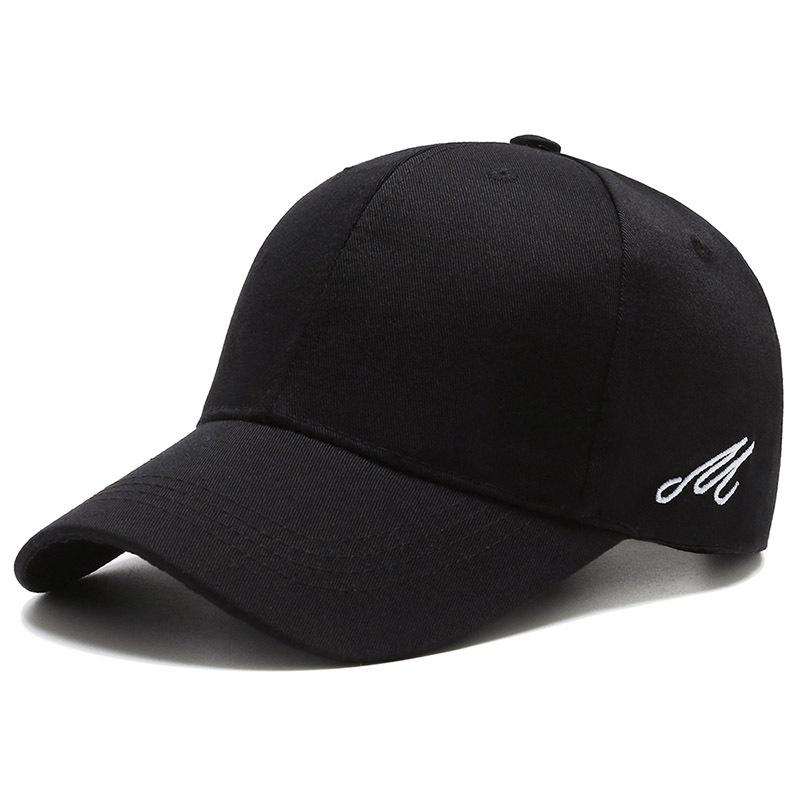 Hat Women's Summer Thin Casual Outdoor Shade Baseball Cap Spring and Autumn Side M Embroidered Men's Cap