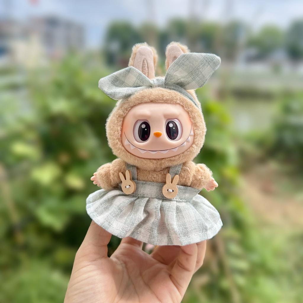 LABUBU Doll'S Clothes Outfit Accessories for 15-17cm Labubu Idol V1 V2 Stylish Outfit Clothes Sports Leisure Suit Clothing Gift