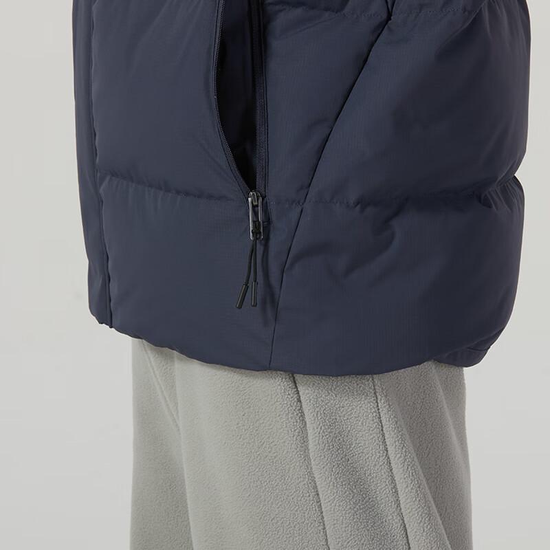 Under Armour Stand Collar Solid Color Long Sleeve Down Jacket Breathable Mid Waist Knitted Pants Casual Sports Suit Men suit 23600802-013+23600704-014