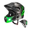 ROCKBROS Bicycle Full Adjustable Sizes with for Mountain Bikes and Kick Available In 3 Ages Kids' Helmet, Face, Lightweight, CPSC/CE Certified, 2-Way