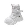 2025 Frühling Europäische Damen Martin Boots - 8cm Innensohle, Dicke Sohle, Atmungsaktive High-Tops, Vielseitige Stiefeletten