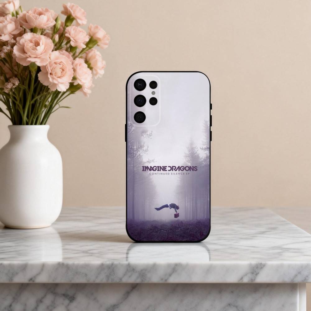 Imagine D-Dragons B-Band Phone Case For Samsung S25,S24,S21,S22,S23,S30,Ultra,S20,Plus,Others Soft Black Case