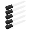5Pcs Transfer Pipettes 5ml Silicone Material Easy Cleaning Making Disposable   Dropper