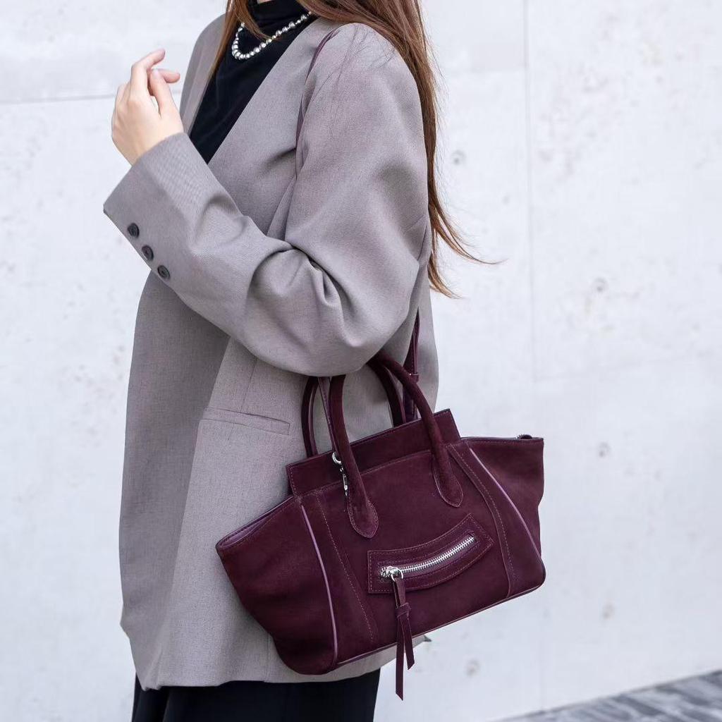 2025 Retro Mode Smiley Face Umhängetasche - Vielseitige Handtasche mit großer Kapazität