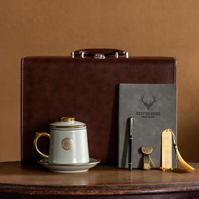 

RUDAO Ru Kiln Dragon Sparrow Tea Cup Gift Set