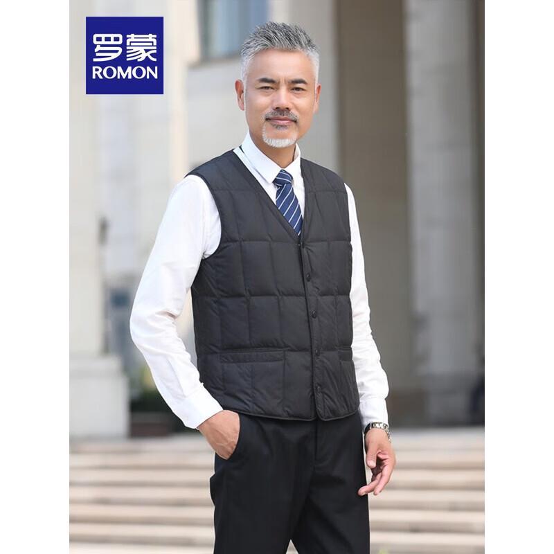 ROMON Men's V-Neck Down Vest S2Y155380