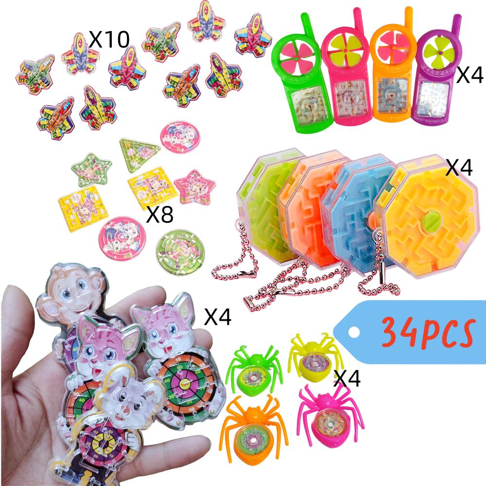24-150 Pezzi Divertente Set di Gadget per Feste Giocattoli per Bambini Festa di Compleanno Regali per Invitati al Matrimonio Premi per l'Asilo Pacco Regalo Carnevale di Natale