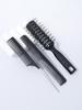 3-piece Fluffy Massage Salon Hair Steel Needle Tip Tail Comb and Double-sided Hair Comb Set Special for Real Hair Wigs