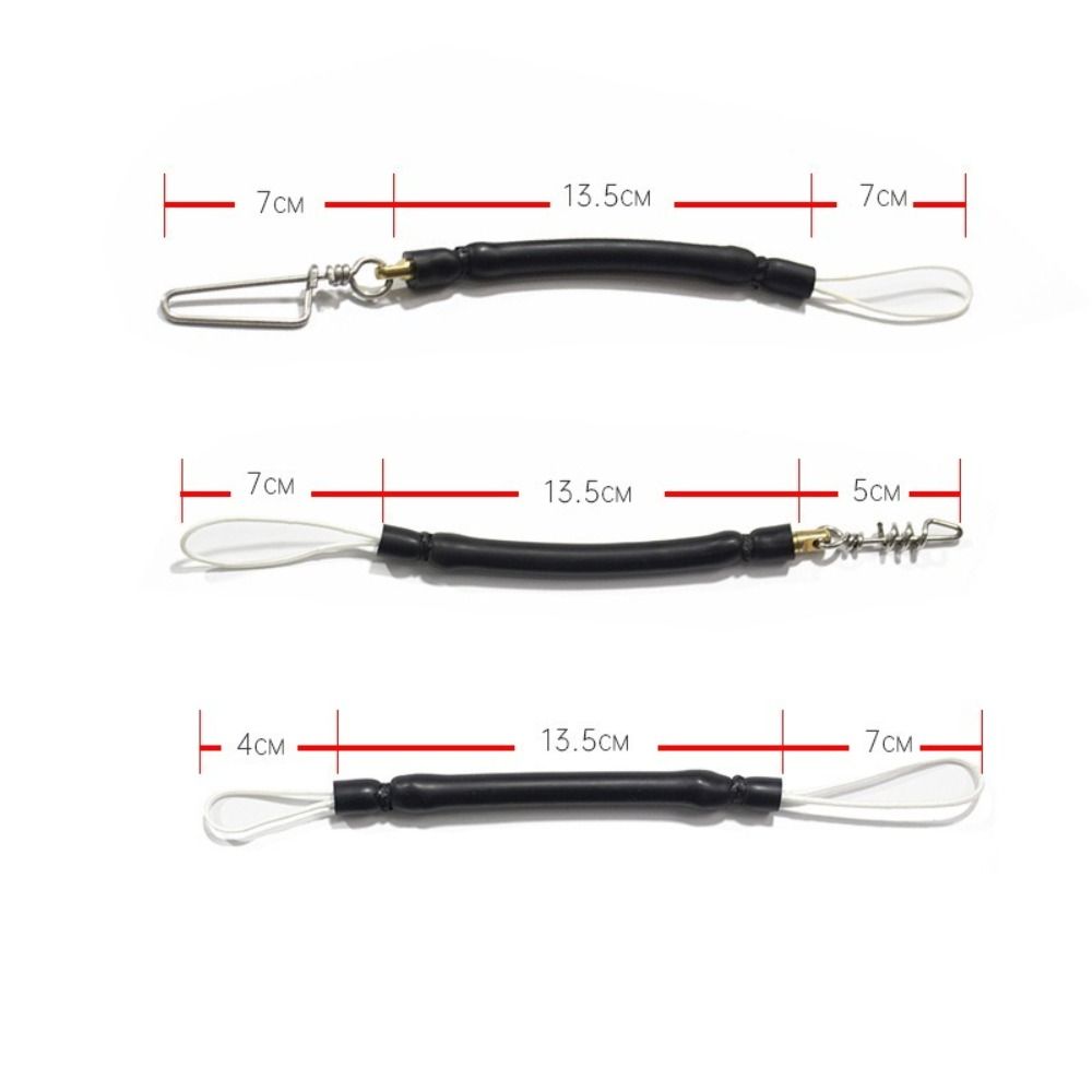 Hot Heavy Duty Bungee Stainless Outdoors Spear Line Snap Clip Spearfishing