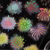 PET Firework Rhyme Sticker Pack: Creative DIY Stickers for Journals & Crafts