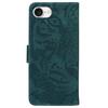 For iPhone 16e Case Wallet Style Tiger Pattern PU Leather Phone Cover