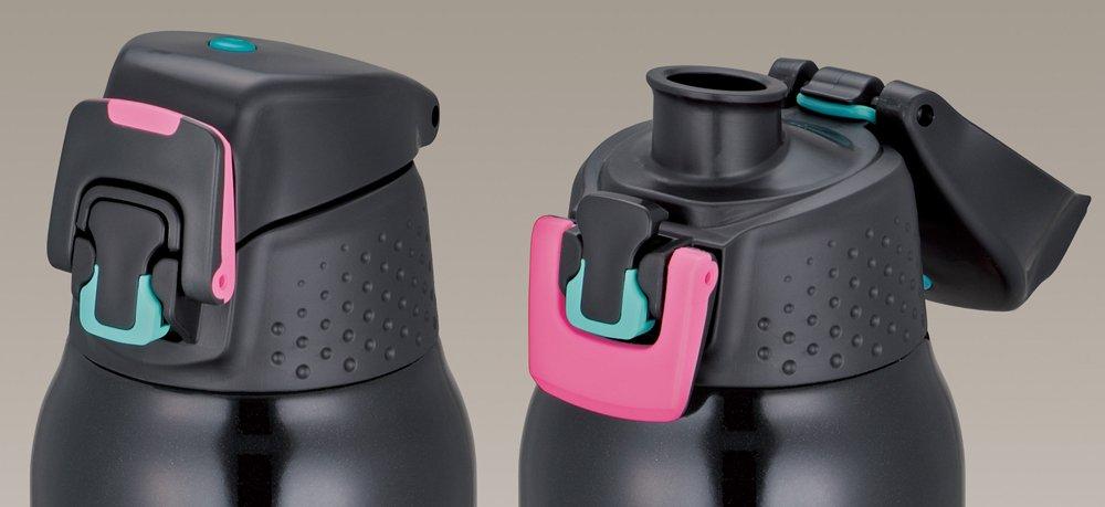 THERMOS Vacuum Insulated Sports Bottle Black Pink 800ml [FFZ-800F]
