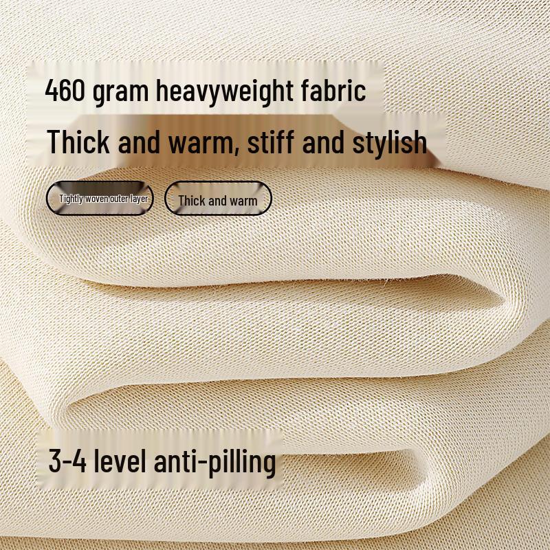 Hodo Men's Heavyweight Fleece Lined Round Neck Sweatshirt