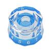 4Pcs Electric Guitar Bass Top Hat Knobs Replacements Clear Knobs Speed Volume Tone Control Knobs Guitar Contral Knobs
