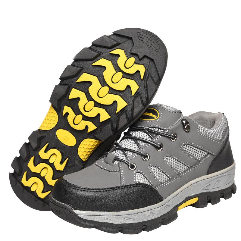 Mountaineering Labor Insurance Shoes Outdoor Wear-resistant Non-slip Work Shoes Anti-smashing Safety Boots H157
