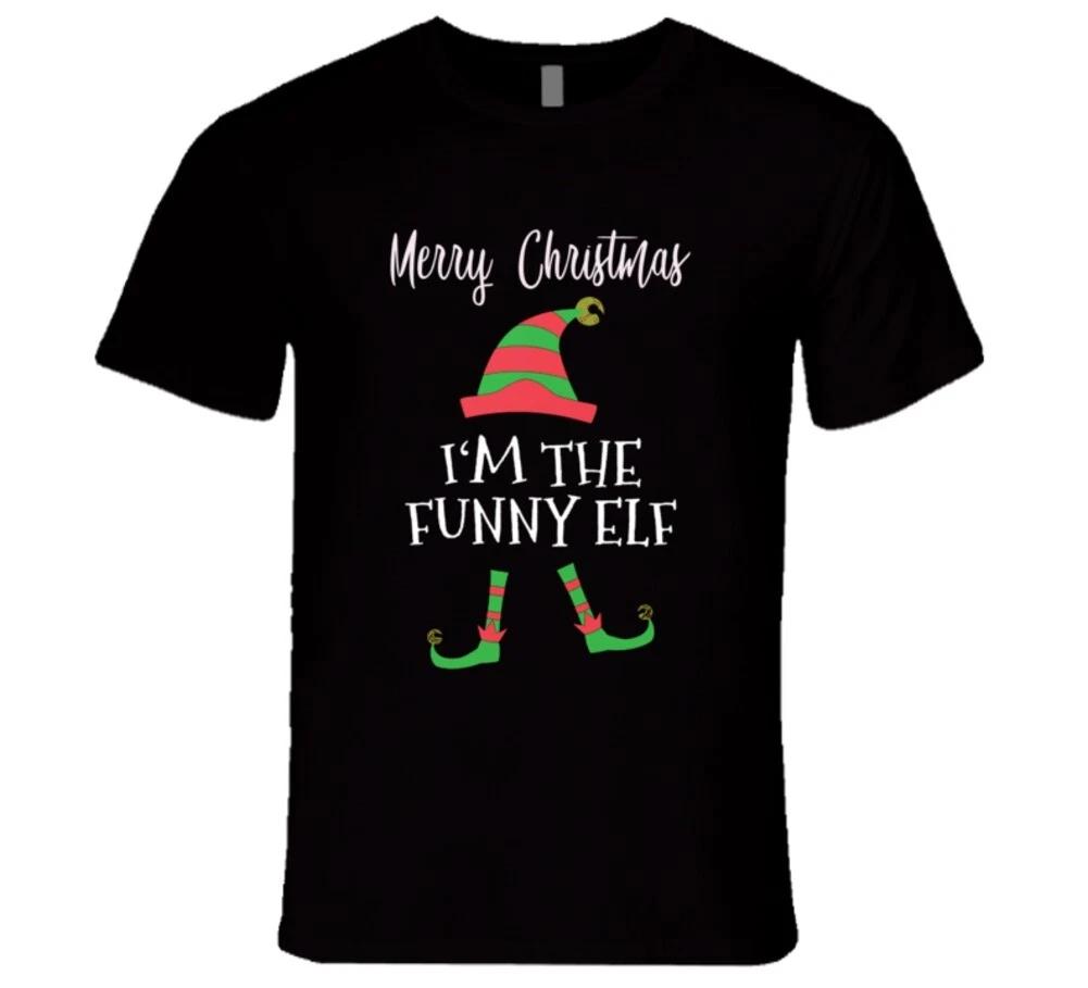 Merry Christmas Im The Funny Elf Premium Gift Holiday T Shirt 4XL