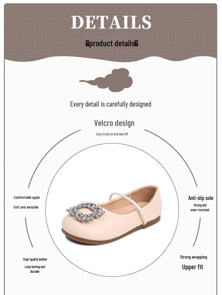 Women's French-Style Square Toe Ballet Flats, Rhinestone Slip-Ons for Spring/Summer 2025, Soft Sole Skirt Shoes