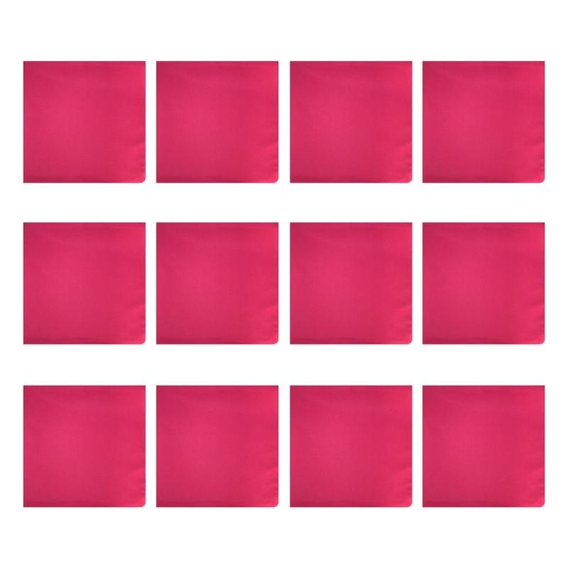 Solid Color Handkerchief for Women Wedding Handkerchief Pocket Handkerchief for Bride Groom Wedding Gift