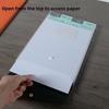 12Pcs Waterproof File Folder Expansion Bag Transparent A4 Expandable Binder Pocket  Receipt