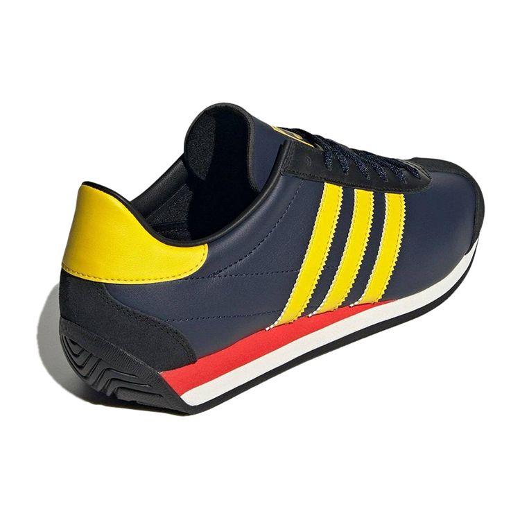adidas Country OG Nacht Indigo Gelb Herren Sneaker Blau Hellrot ID2958