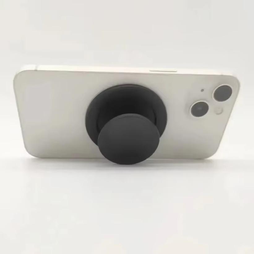 Foldable Magnetic Mobile Phone Grip Holder Socket Pocket for Magsafe iPhone 16 15 14 13 12 Pro Max Ring Finger Expanding Stand