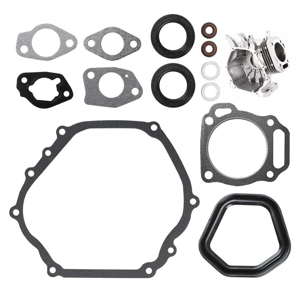 Predator 420 Head Gasket Kit, Non-Hemi Carb Valve Cover Gasket Set Compatible with Predator 389cc 390cc 420cc Honda Clone GX390 Small Engine Power