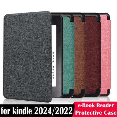 Auto-Schlaf-/Aufwach-Hülle 6 Zoll E-Reader Anti-Kratz Leder Schutzhülle Ultra Slim für Kindle 2025 (12. Generation)