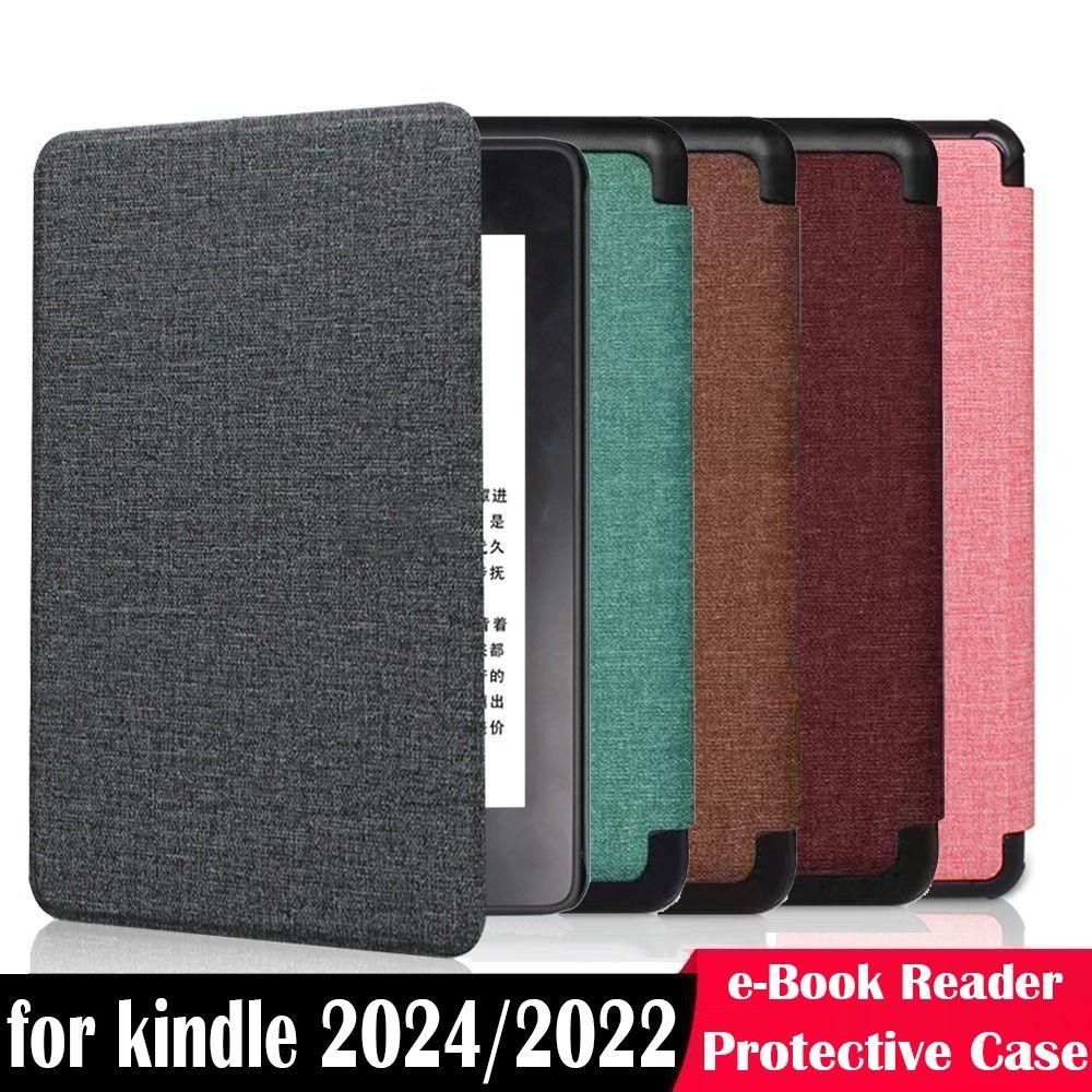 Anti Scratch C2V2L3 Folio Cover Auto Sleep/Wake Protective Shell for Kindle 2024 (12th Generation)