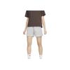 Nike Sportswear Solid Woven Training Breathable Mid-Rise Casual Shorts Women Shorts Light-Iron-Ore-Gray HJ3945-014