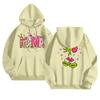 Women's Fashionable Casual Long-Sleeved Hooded Printed Sweatshirt