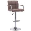 Day and Night - Day and Night Taupe Fabric Kitchen Bar Stool
