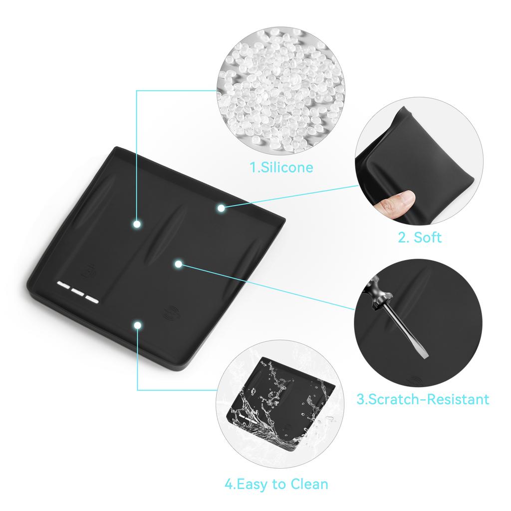 for Chery OMODA 5 C5 Fuel 2025-2025 Car Anti-Slip Pad Silicone Wireless Charging Pad Anti Dirt Pad Accessories