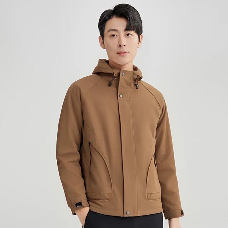 Men s Spring Autumn Hooded Outdoor Jacket M