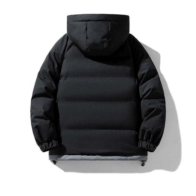 Zimowy trend dla par Luźna i ciepła gruba kurtka z bawełny puchowej